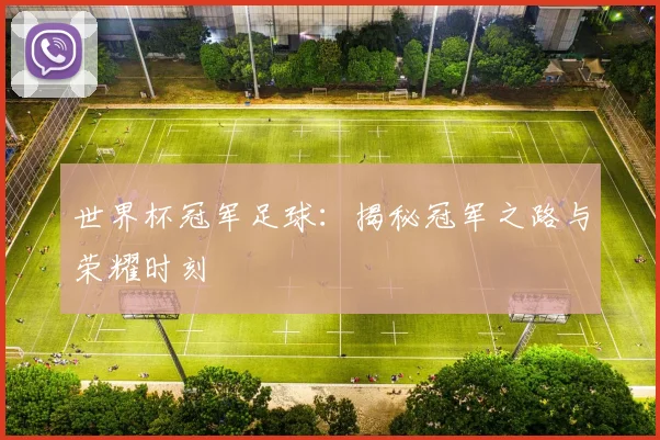 世界杯冠军足球：揭秘冠军之路与荣耀时刻
