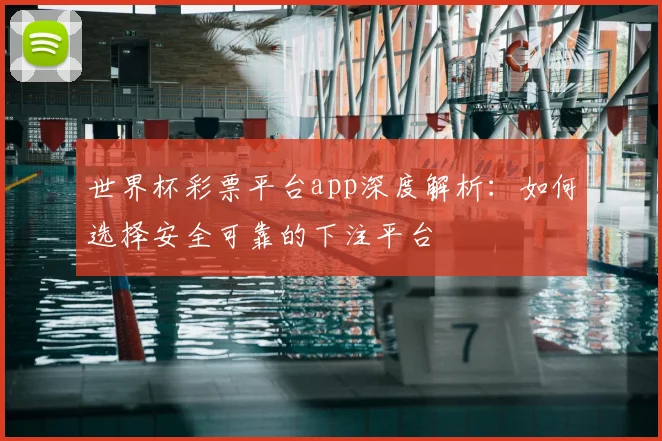 世界杯彩票平台app深度解析:如何选择安全可靠的下注平台