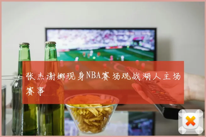 张杰谢娜现身NBA赛场观战湖人主场赛事