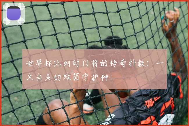世界杯比利时门将的传奇扑救:一夫当关的绿茵守护神