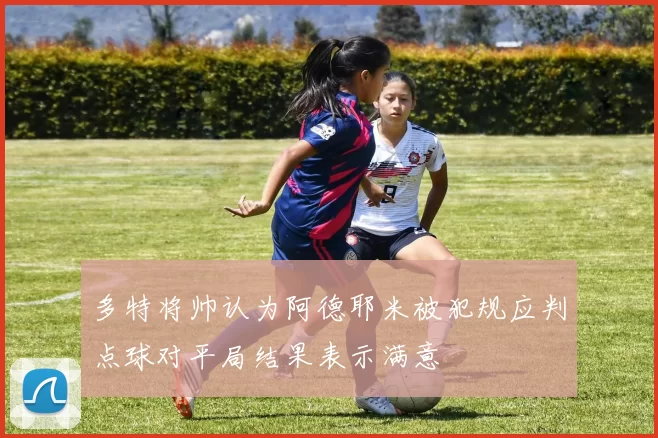 多特将帅认为阿德耶米被犯规应判点球对平局结果表示满意