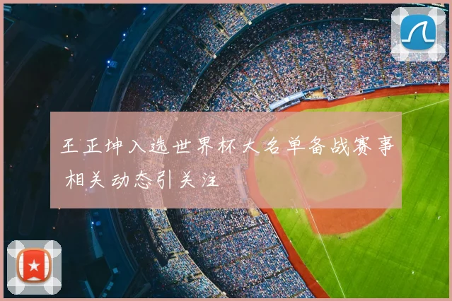 王正坤入选世界杯大名单备战赛事 相关动态引关注